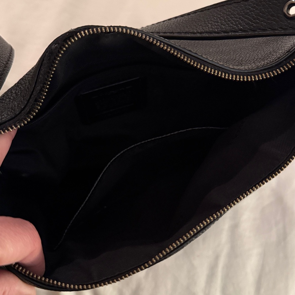 Coach Pebbled Black Crossbody Bag - Picture 5 of 5